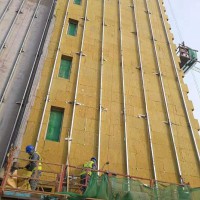 外墻保溫施工現場圖