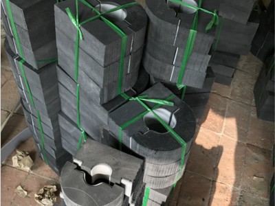 中央空調(diào)木托管道墊木橡塑保防腐碼水管