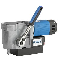 小型臥式磁力鉆，管道鉆孔選用鋼板鉆FE36S