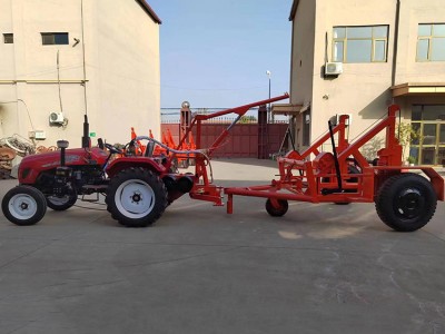 504 拖拉機(jī)裝傳動絞盤牽引機(jī) 加裝立式滾筒